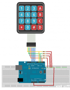 Arduino e keypad matric